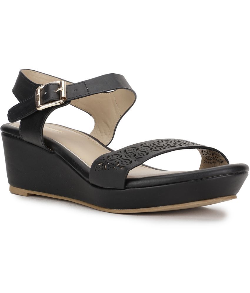     			Bata Black Women's Sandal Heels