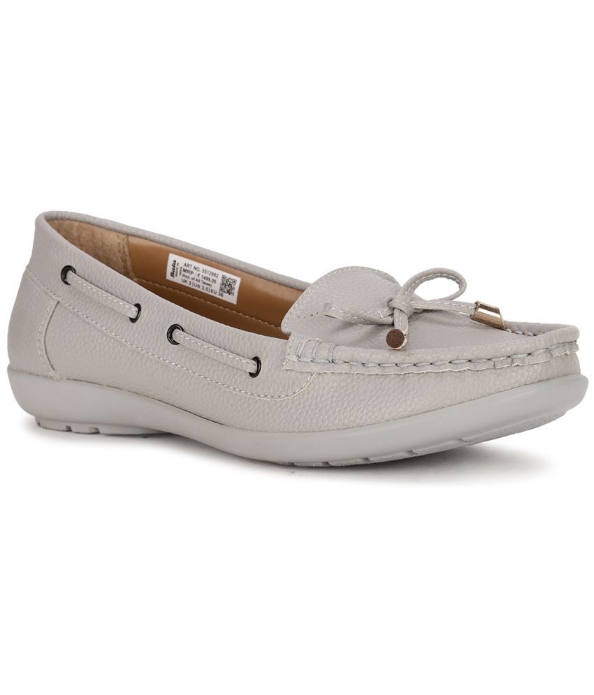     			Bata Gray Women's Boat Shoes