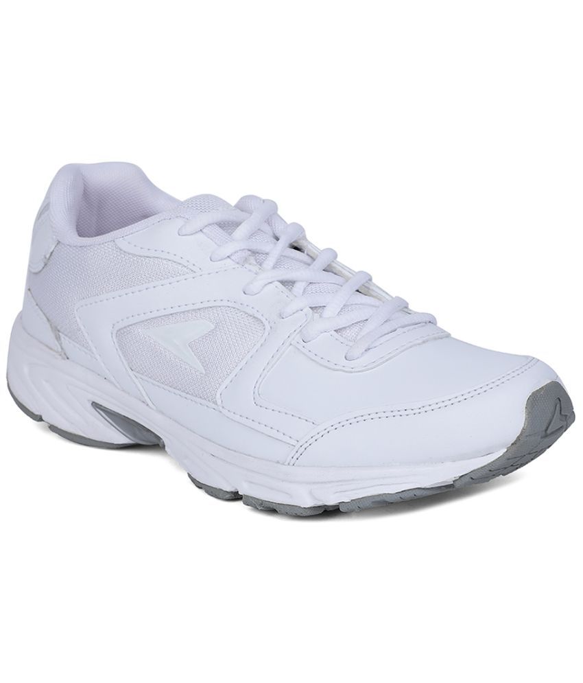     			Bata White Men's Sports Running Shoes