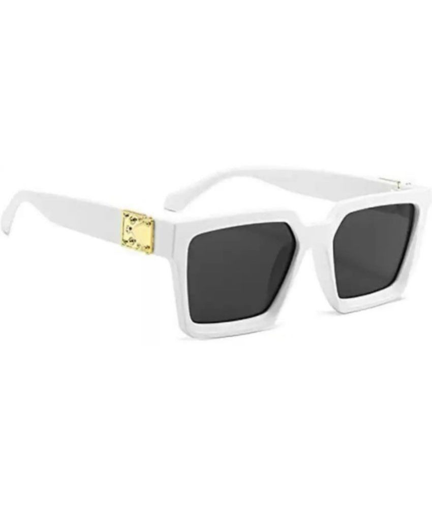     			Funk Multicolor Square Sunglasses ( Pack of 4 )