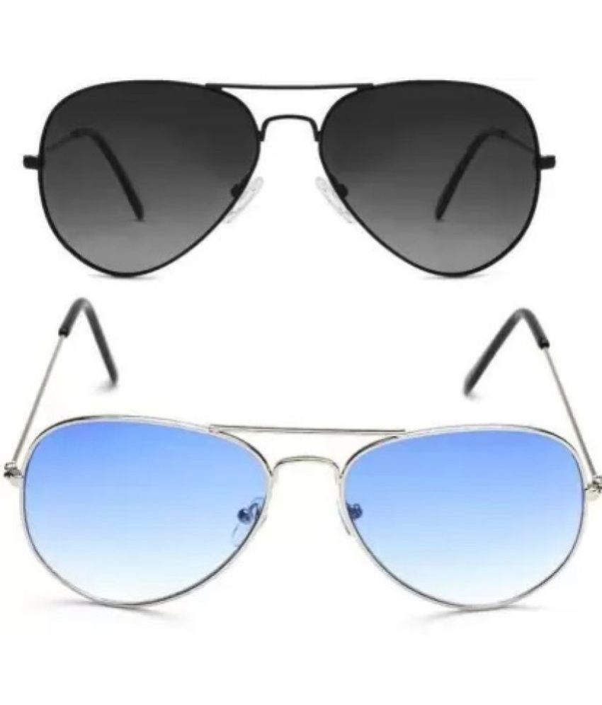     			Funk Silver Pilot Sunglasses ( Pack of 1 )