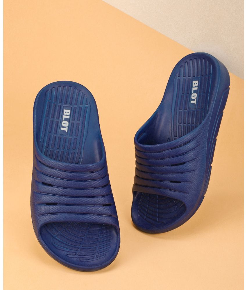     			Paragon Blue Men's Slide Flip Flop