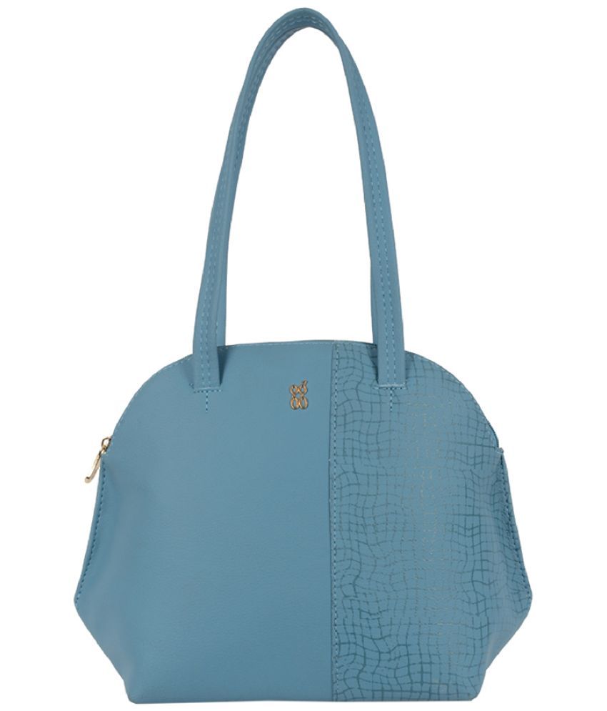     			Baggit Blue PU Handheld