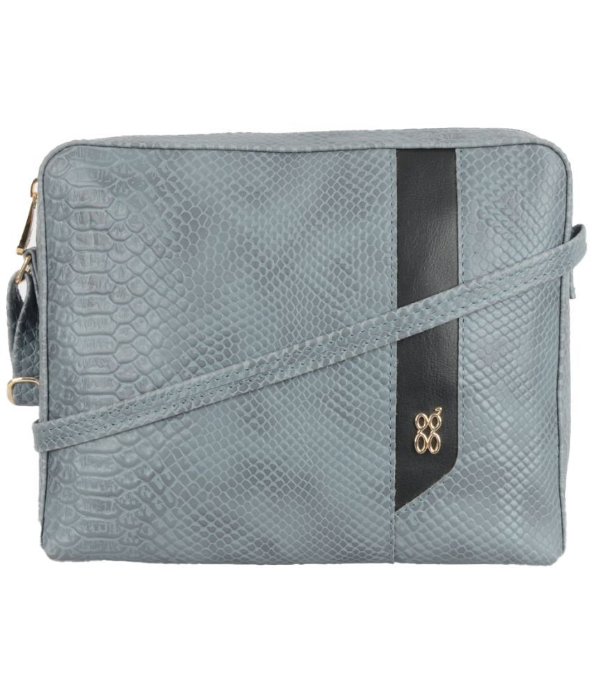     			Baggit Grey Melange PU Handheld