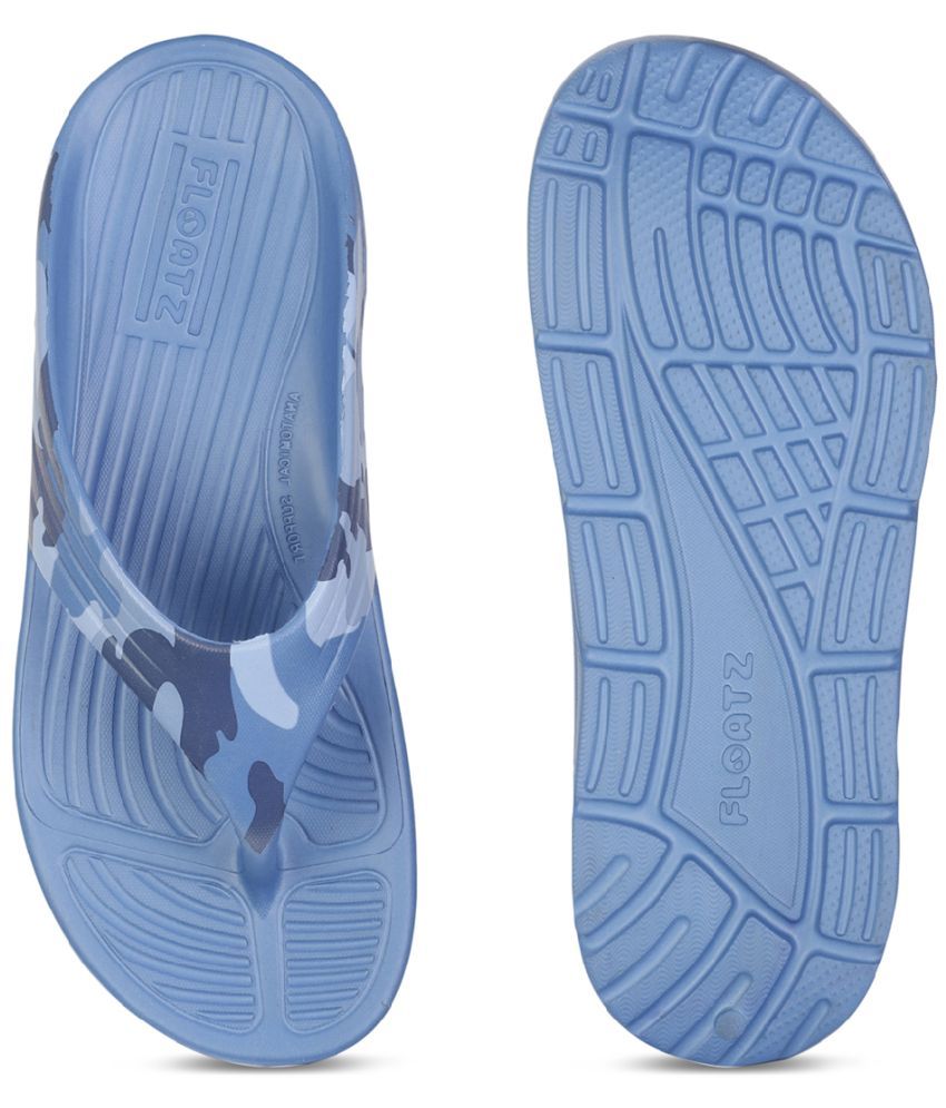     			Floatz Blue Men's Thong Flip Flop