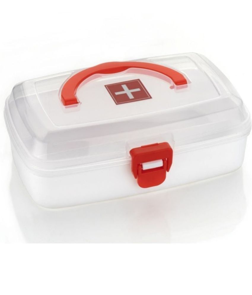     			LISAMED LM-FST-KT-BX-R-PC-1 Plastic White Multi-Purpose Container ( Set of 1 )