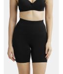 Jockey SH03 Women Mid Waist Cotton Rich Elastane Stretch Seamfree Shorts Shapewear - Black