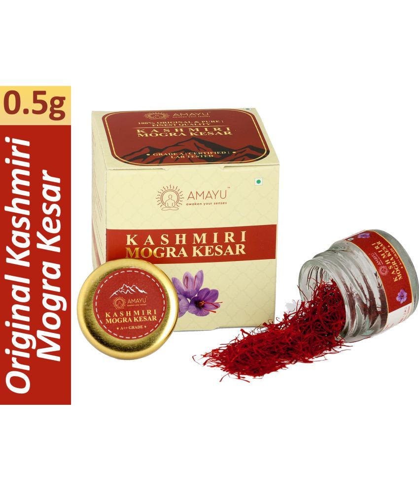     			AMAYU Kashmiri Mogra Kesar Saffron 0.5 gm