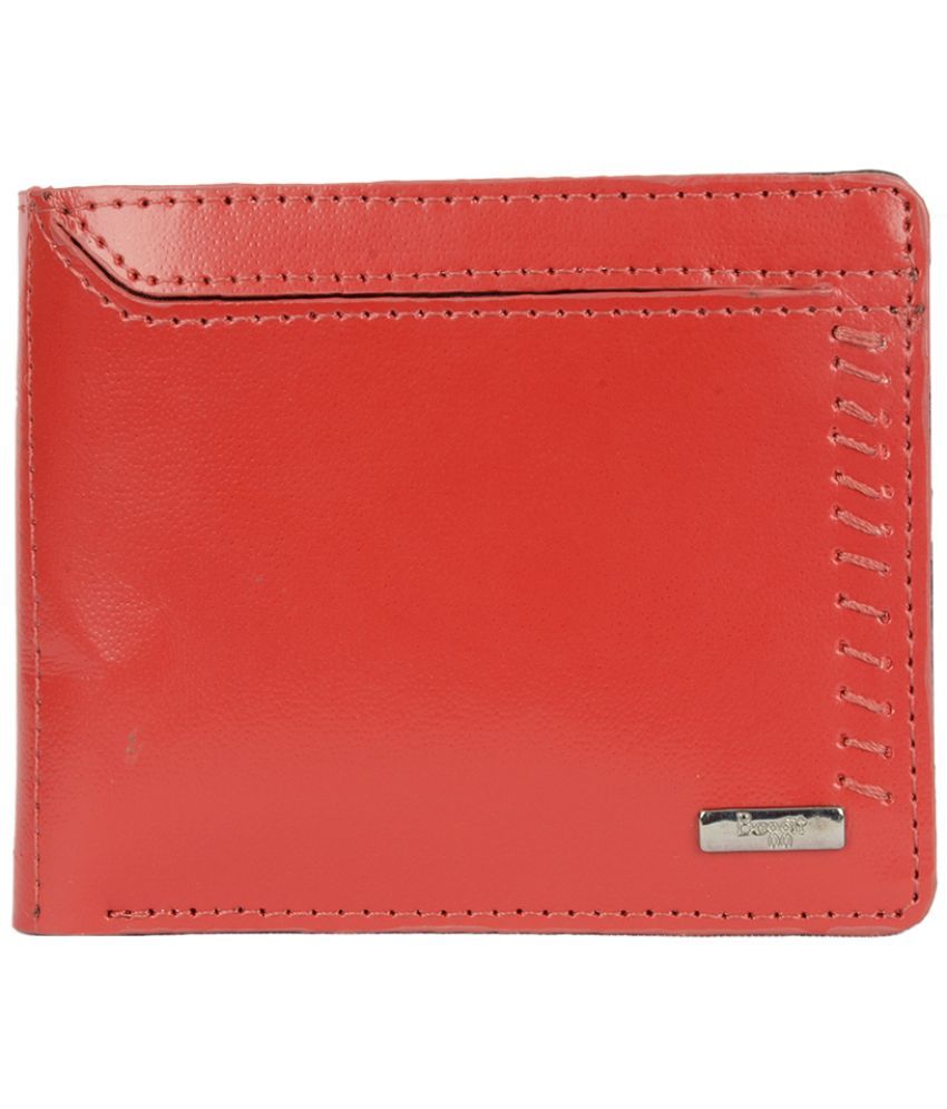     			Baggit PU Red Women's Bi Fold Wallet ( Pack of 1 )