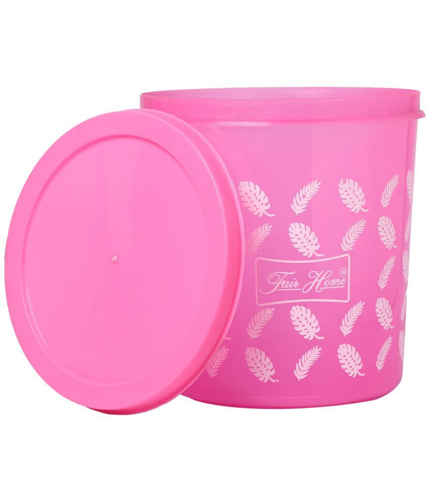     			Fairfood KITCHEN STORAGE Plastic Pink Multi-Purpose Container ( Set of 1 )