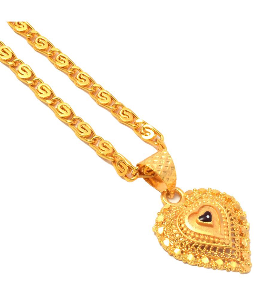     			Jewar Mandi Golden Pendant ( Pack of 1 )