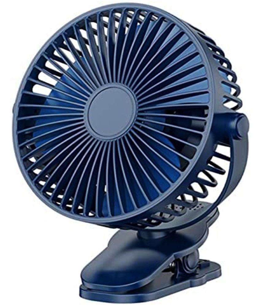     			Portable Fan has 3 Speed modes rechargeable battery ( Multicolor ).