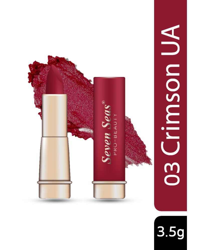     			Seven Seas Crimson Red Matte Lipstick 3g