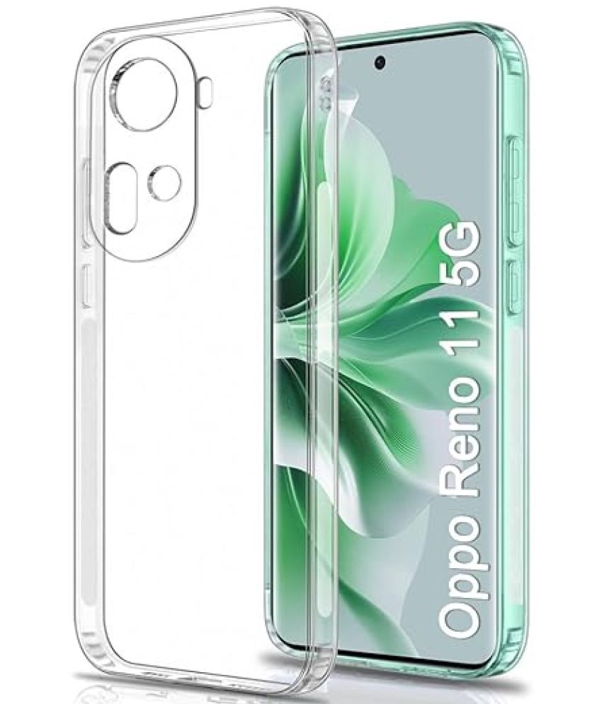     			Bright Traders Plain Cases Compatible For Silicon OPPO RENO 11 5G ( Pack of 1 )