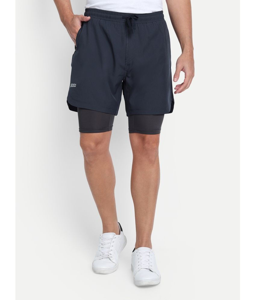     			Dida Sportswear Navy Blue Polyester Men's Outdoor & Adventure Shorts ( Pack of 1 )