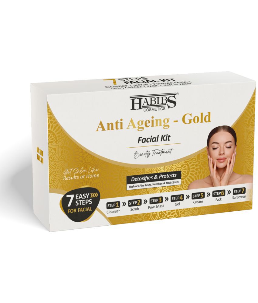     			Habibs 1 Time Use Facial Kit For All Skin Type Gold 50 ( Pack of 1 )