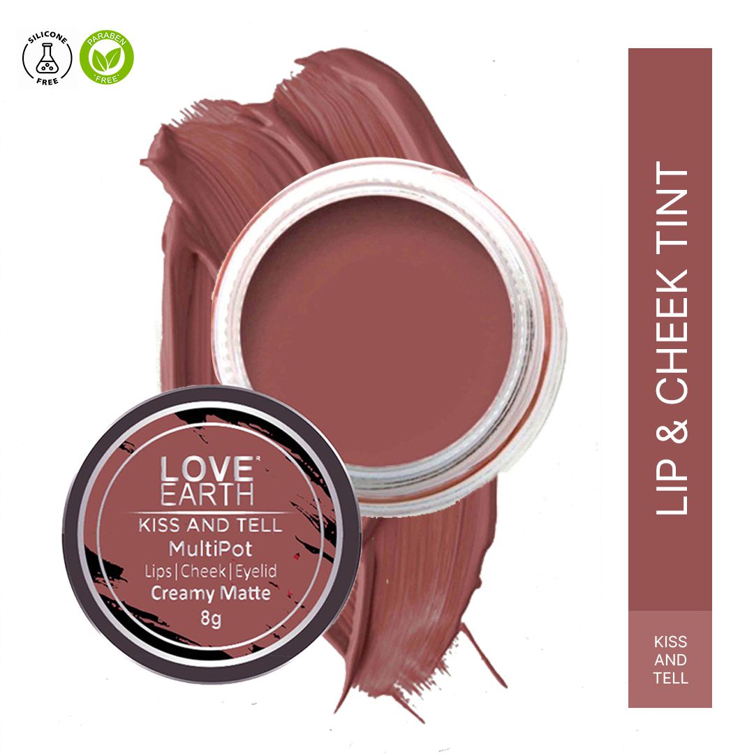     			LOVE EARTH Pink Matte Lipstick 8 GRM