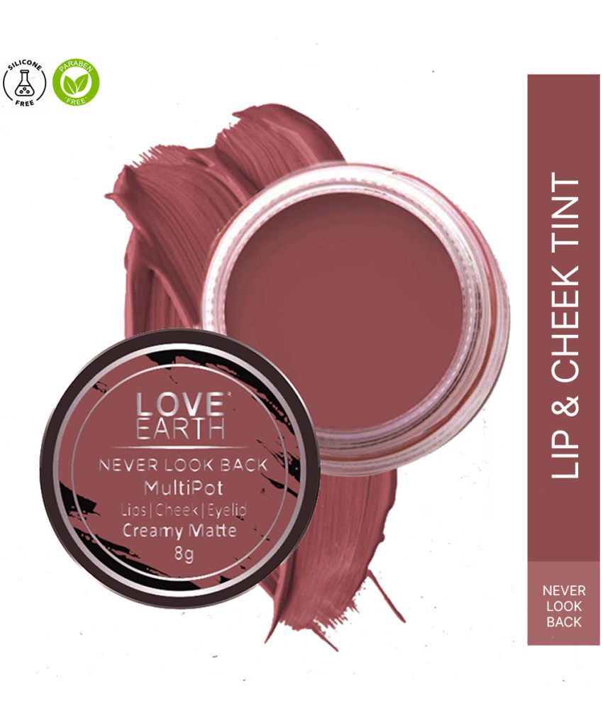     			LOVE EARTH Ruby Pink Matte Lipstick 8 GRM