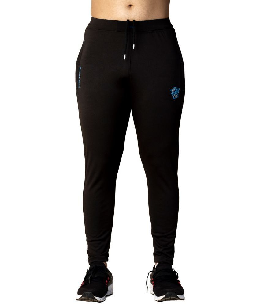     			react Black Polyester Men's Trackpants ( Pack of 1 )