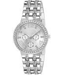 Viser Silver Metal Analog Womens Watch