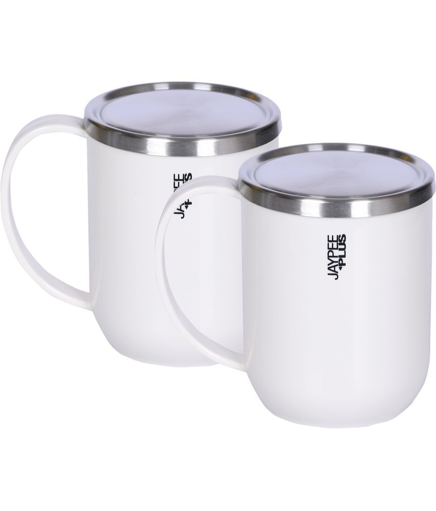     			Jaypee Plus CUPSHUP Solid Stainless Steel Milk Mug 800 mL ( Pack of 2 )