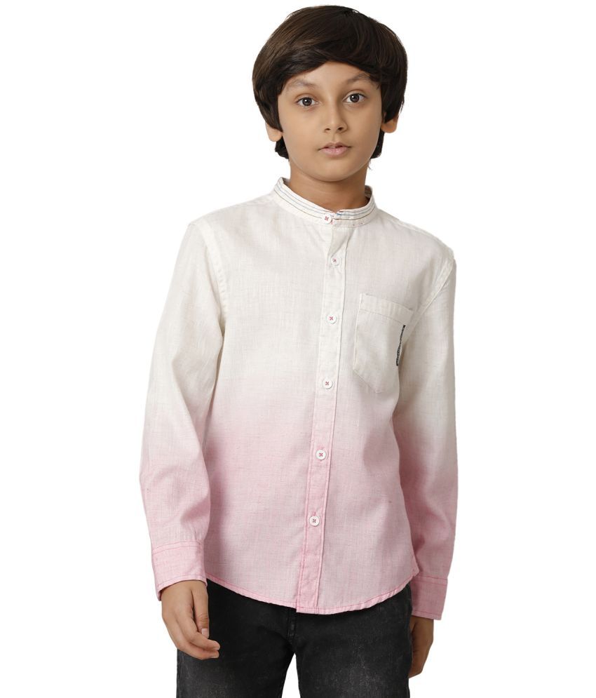     			Under Fourteen Only Single 100% Cotton Full Sleeves Shirt ( Off White )