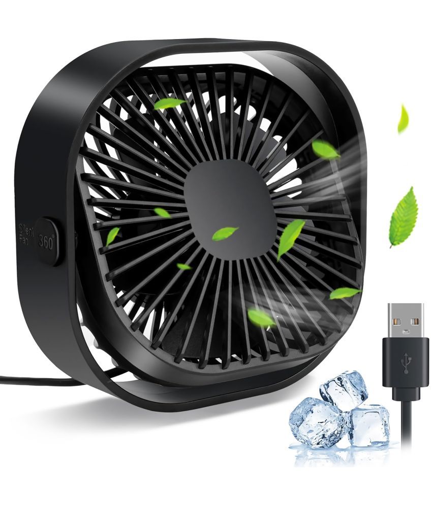     			Portable Cooling Fan with Strong wind and 360 Degree Adjustable design.