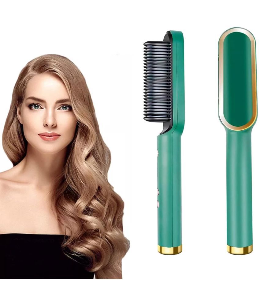     			Shopeleven Hair Straightener Green Hair Straightener