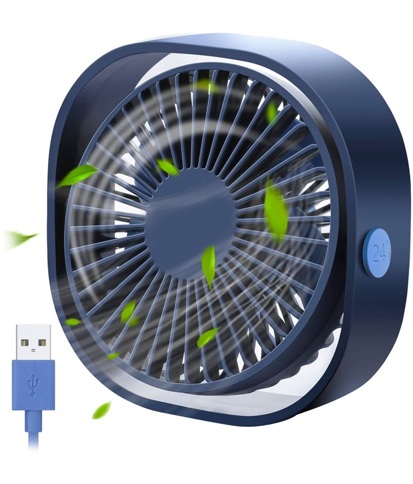     			Small Desk Fan has Strong wind with 360 Degree Adjustable design.