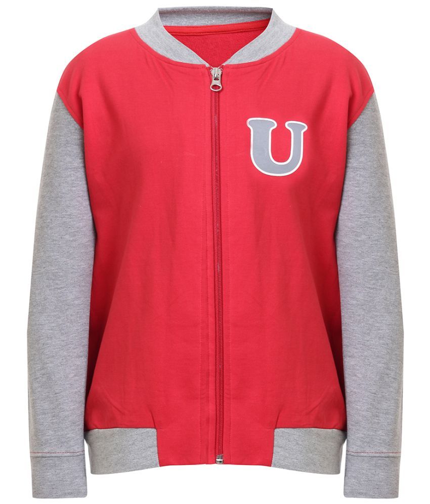     			Under Fourteen Only Pack of 1 Boys Cotton Sweatshirt ( Red )