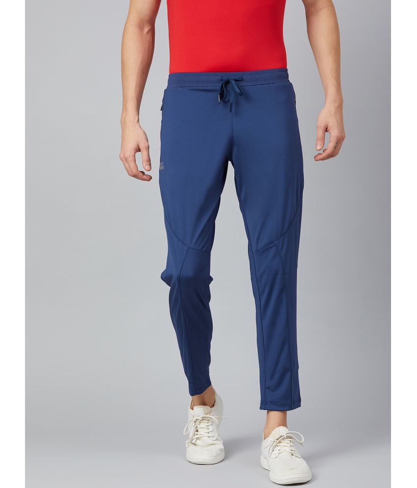     			Dida Sportswear Navy Polyester Men's Sports Trackpants ( Pack of 1 )
