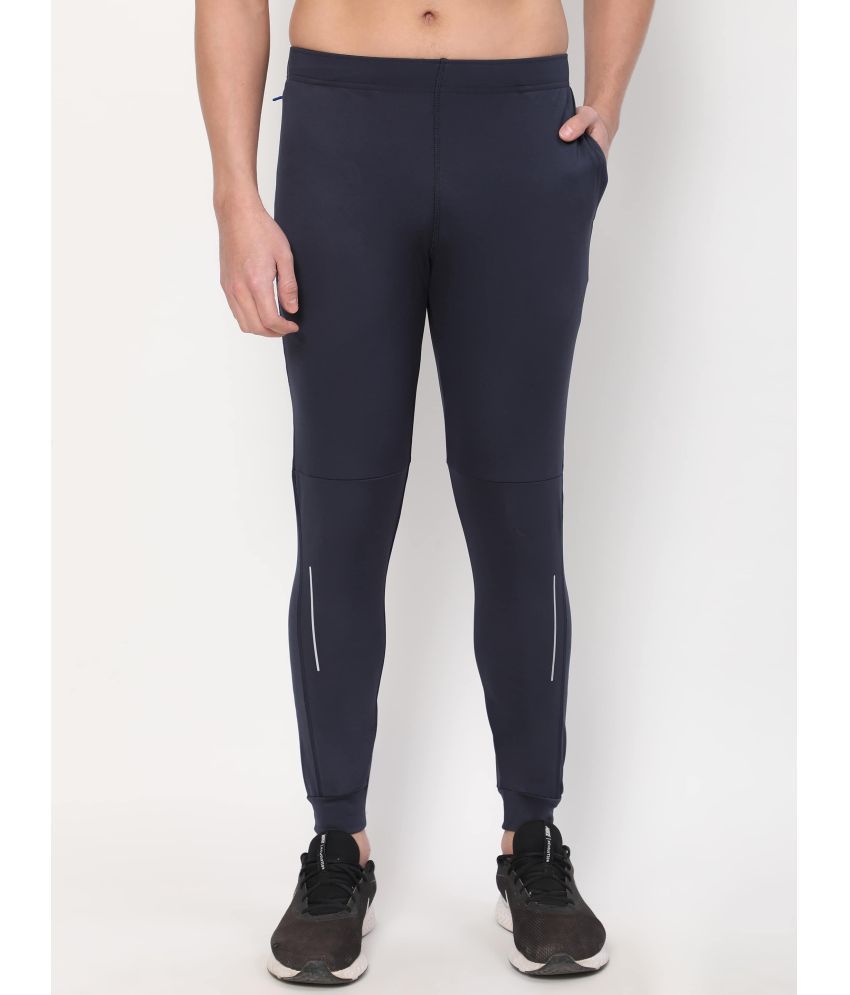     			Dida Sportswear Navy Polyester Men's Sports Trackpants ( Pack of 1 )