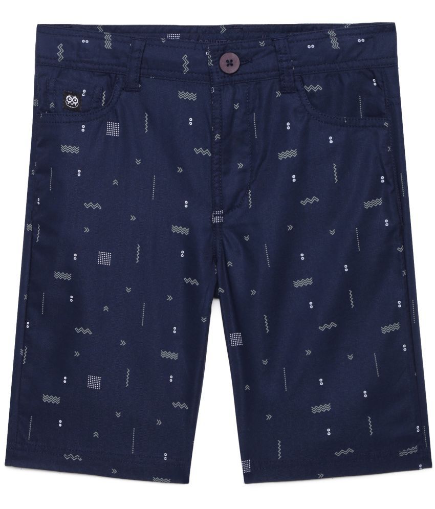     			Under Fourteen Only - Navy Blue Cotton Boys Shorts ( Pack of 1 )