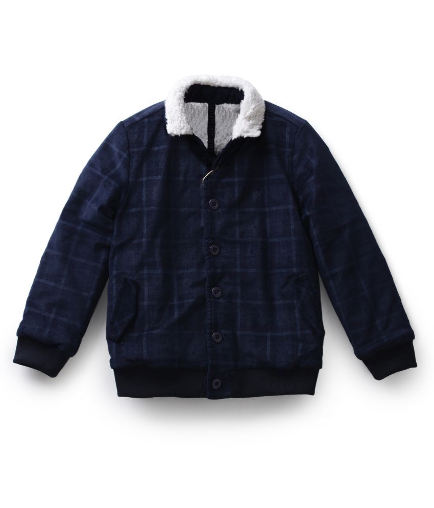     			Under Fourteen Only Boys Cotton Casual Jacket ( Navy , Pack of 1 )