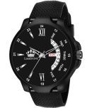 LimeStone Black PU Analog Men's Watch