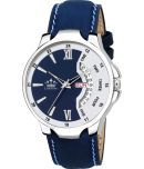 LimeStone Blue PU Analog Men's Watch