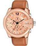 LimeStone Brown PU Analog Men's Watch