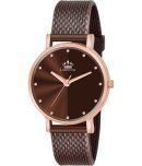 LimeStone Brown Silicon Analog Men's Watch