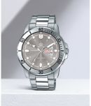 LimeStone Silver Metal Analog Men's Watch