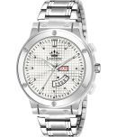 LimeStone Silver Stainless Steel Analog Men's Watch