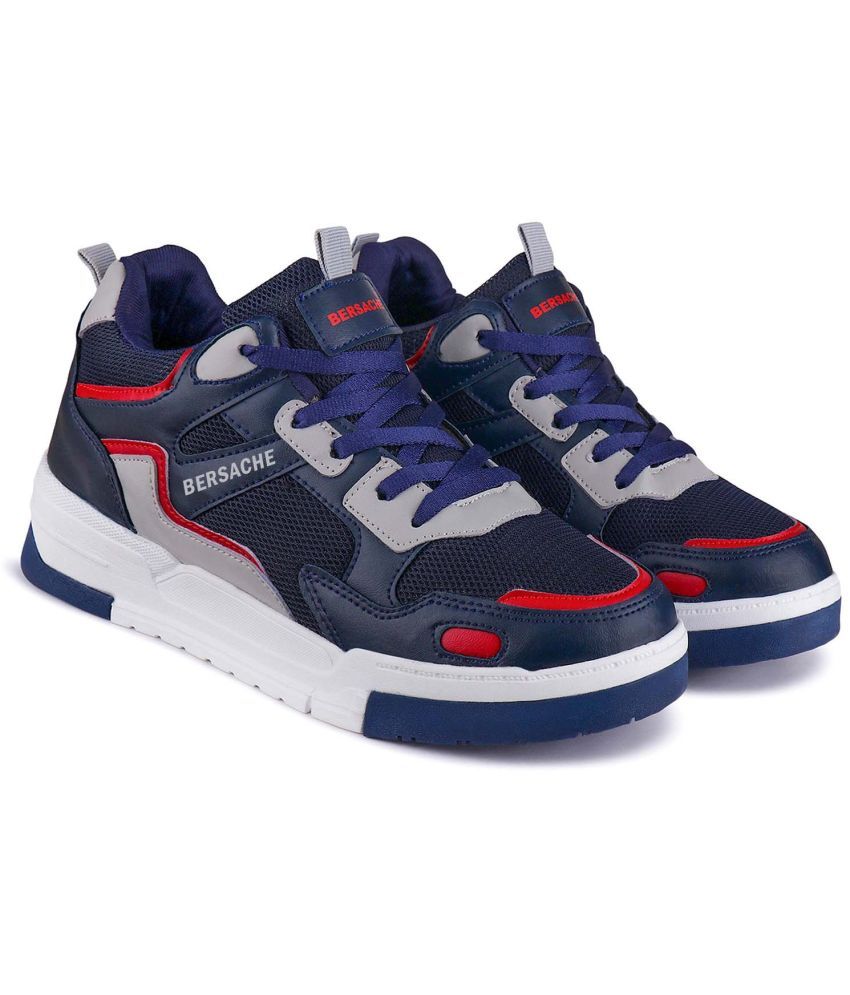     			Bersache Sport Shoes Blue Men's Outdoor Shoes