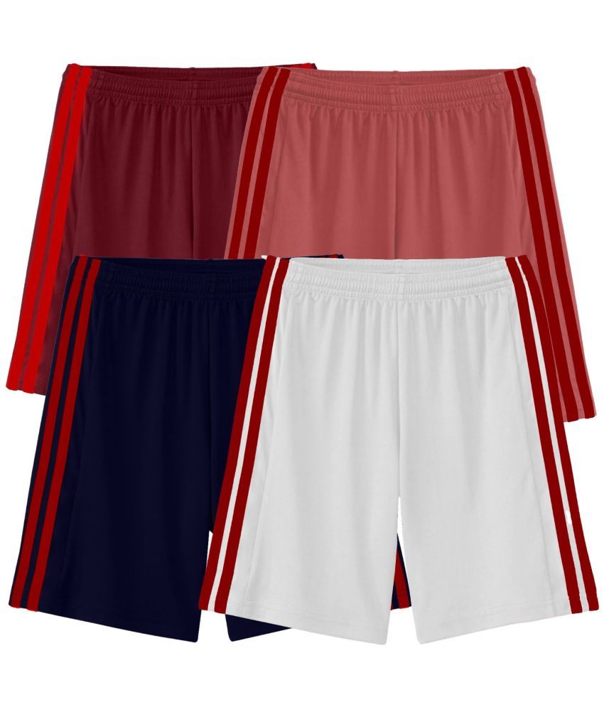     			Diaz - Multicolor Cotton Boys Shorts ( Pack of 4 )