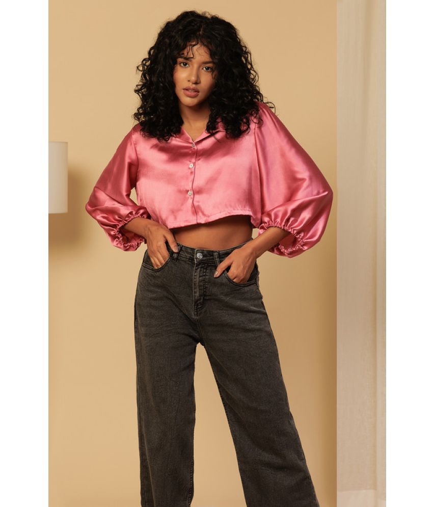     			Urban Sundari Pink Polyester Women's Shirt Style Top ( Pack of 1 )