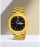 LimeStone Gold Metal Analog Men's Watch