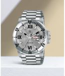 LimeStone Silver Stainless Steel Analog Men's Watch