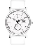 LimeStone White Silicon Analog Men's Watch