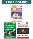 MTG National Science Olympiad (NSO) Workbook, Prep-Guide & Previous Years Papers (PYQs) with Mock Test Paper Class 2 - SOF Olympiad Books For 2024-25 Exam (Set of 3 Books)