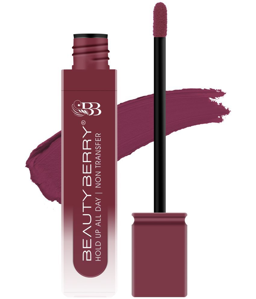     			Beauty Berry Ruby Red Matte Lipstick 7.5