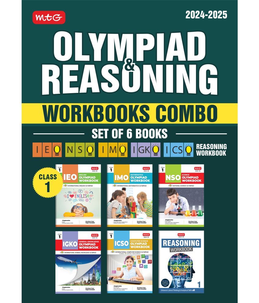     			Class 1: Work Book and Reasoning Book Combo for NSO-IMO-IEO-ICSO-IGKO\n