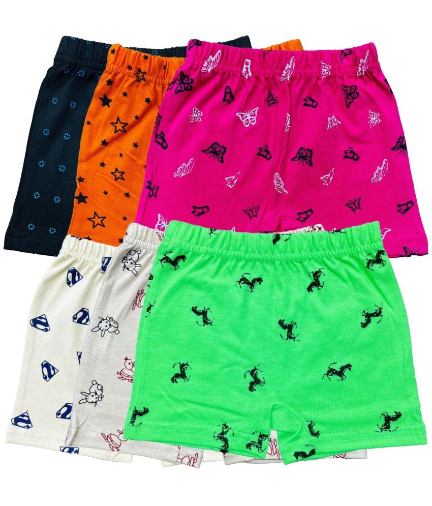     			Diaz Pack of 6 Cotton Girls Bloomers ( Multicolor ) KBLOOMERV3_CO6_22